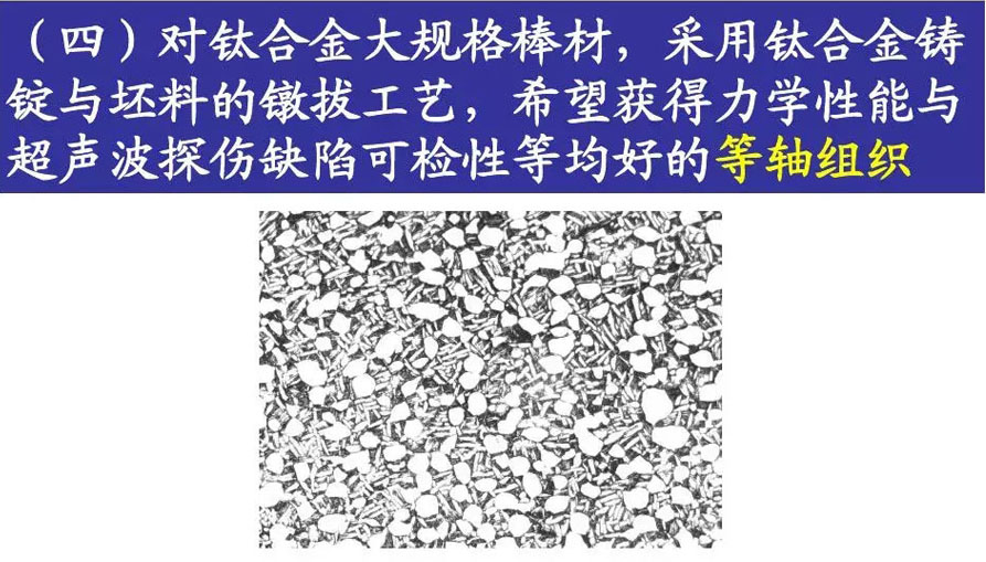 鈦合金材料組織性能關系